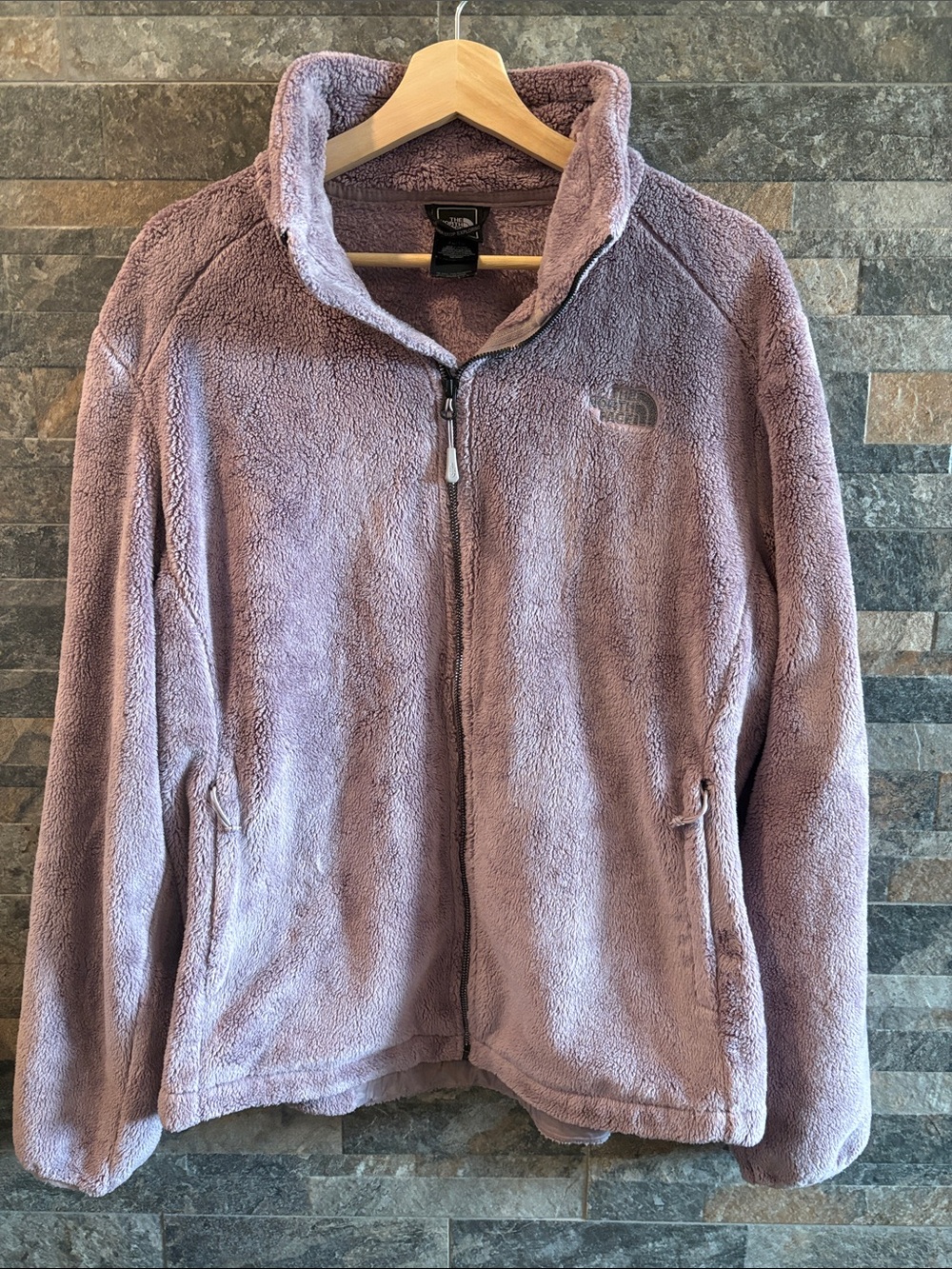 The North Face Osito Soft Purple Full Zip Soft Fleece Jacket Women’s XL